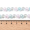 Electroplate Glass Beads Strands EGLA-D300-06-8mm-26-5