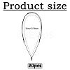 20Pcs Adjustable Waxed Cord Necklace Making AJEW-DC0003-45A-2