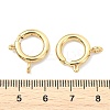 SHEGRACE Brass Spring Ring Clasps XGRPCN223-224G-3