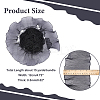 Polyester Pleated Lace Trim Ribbon OCOR-WH0079-45A-3