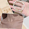 20Pcs 2 Styles Brass Clear Cubic Zirconia Charms FIND-AR0005-22G-5