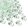 Baking Paint Transparent Glass Beads DGLA-S116-01B-1