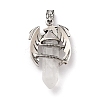 Natural Quartz Crystal Pointed Pendants G-B042-04P-59-2