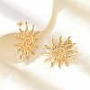 304 Stainless Steel Stud Earrings for Women EJEW-B121-01G-02-3