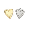 100Pcs 2 Colors 304 Stainless Steel Pendant Cabochon Settings For Enamel STAS-CC0001-13-1