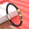 Braided Microfiber Leather Cord Bracelets BJEW-Q010-02A-1
