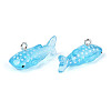 Sea Animal Theme Transparent Resin Pendants LS-X-RESI-D071-04A-2