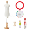 1/3 Scale Mini Female Dress Form Mannequin Torso Mode DIY-OC0011-49-1