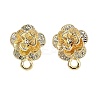 Alloy Stud Earring Findings PALLOY-I224-05G-1