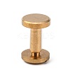 Luggage Leather Belt Brass Craft Solid Screw Rivet KK-WH0004-6mm-01C-1