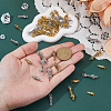 60Pcs 6 Styles Tibetan Style Zinc Alloy Connector Charms FIND-FH0009-83-4