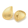 Ion Plating(IP) 304 Stainless Steel Studs Earrings EJEW-G400-33G-1
