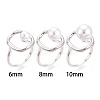 Oval Brass Cup Peg Ring Settings KK-N274-38P-4