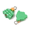 Christmas Theme Opaque Resin Pendants RESI-S08-01N-2