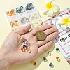 48Pcs 6 Colors Transparent Glass Beads Strands GLAA-YW0003-58-5