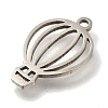 201 Stainless Steel Pendants STAS-R136-07P-2