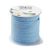 20M Polyester Braided Cord for Jewelry Making OCOR-G015-04A-02-2