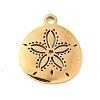 201 Stainless Steel Pendants X-STAS-E015-04G-1