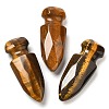 Natural Tiger Eye Craved Sword Model Ornament DJEW-C019-02A-1