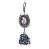 Natural Lapis Lazuli Chip Tree of Life Pendants Decoration G-F733-06F-1