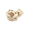 Brass Micro Pave Cubic Zirconia Pendants KK-M306-06G-02-2