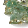 Natural Green Aventurine & Resin Candle Holder Molds DJEW-H012-03C-4