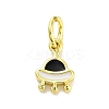 Real 18K Gold Plated Rack Plating Brass Enamel Charms KK-M293-28G-01-1