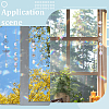DIY Stainless Steel Glass Sun Moon Hanging Suncatcher Making Kits DIY-SC0031-25-5