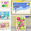 Wood Painting Canvas Panels LS-WOOD-WH0109-07-5