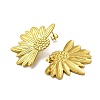 Sunflower 304 Stainless Steel Stud Earrings for Women EJEW-A117-02B-G-2