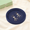 Solid Wood Covered with Velvet Jewelry Display Trays for Earrings Rings Necklaces Bracelets AJEW-WH20075-003B-6