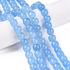 Dyed Natural White Jade Beads Strands G-T138-S11-1