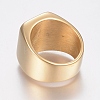 304 Stainless Steel Signet Band Rings for Men RJEW-G091-16-G-2