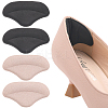 6 Pairs 2 Colors Cotton Anti-Wear Heel Grips FIND-GF0005-49-1