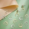 16Pcs 2 Colors 201 Stainless Steel Pendants STAS-CA0001-52-4