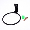 Metal Wall Mounted Bracket Planter Hook Flower Pot Ring For Indoors Balcony  Ring Holder Flower Planter AJEW-WH0120-41B-1