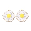 Alloy Enamel Pendants ENAM-O001-07L-G-1