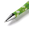 Clover Pattern Plastic Beadable Pens AJEW-P115-01C-3