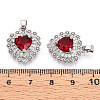 Brass Micro Pave Cubic Zirconia Pendants KK-T074-74P-3