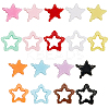 72Pcs 18 Colors Acrylic Beads OACR-SC0002-61-7