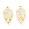 304 Stainless Steel Enamel Charms STAS-T065-59G-01-1