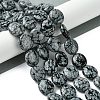 Natural Snowflake Obsidian Beads Strands G-K365-B15-03-2