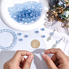 120Pcs Resin UV Reactive Beads RESI-PA0001-34C-3