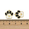 304 Stainless Steel Enamel Pendants STAS-L302-24G-02-3