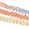 Transparent Painted Glass Beads Strands DGLA-A034-T3mm-A02-4