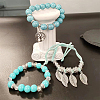 Plastic Beaded Stretch Bracelet RT2216-3