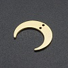 201 Stainless Steel 2-Loop Link Charms STAS-N090-LA039-2-G-2
