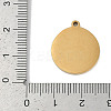 Ion Plating(IP) 304 Stainless Steel Pendants STAS-M080-12G-03-3