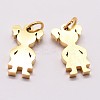 Ion Plating(IP) 316 Surgical Stainless Steel Pendants X-STAS-K116-02G-B-1