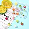 24Pcs 9 Colors Glass Charms GLAA-FS0002-42-8